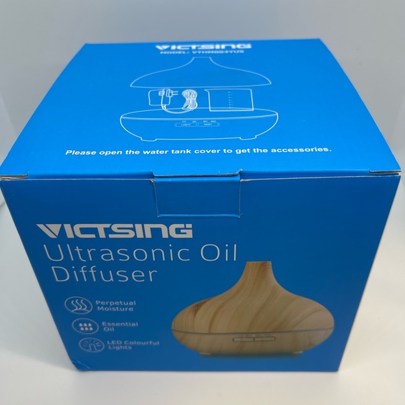 VicTsing 300ml Essential Oil Diffuser with 7 Color Lights + 4 Timer Options NIB - Picture 9 of 10